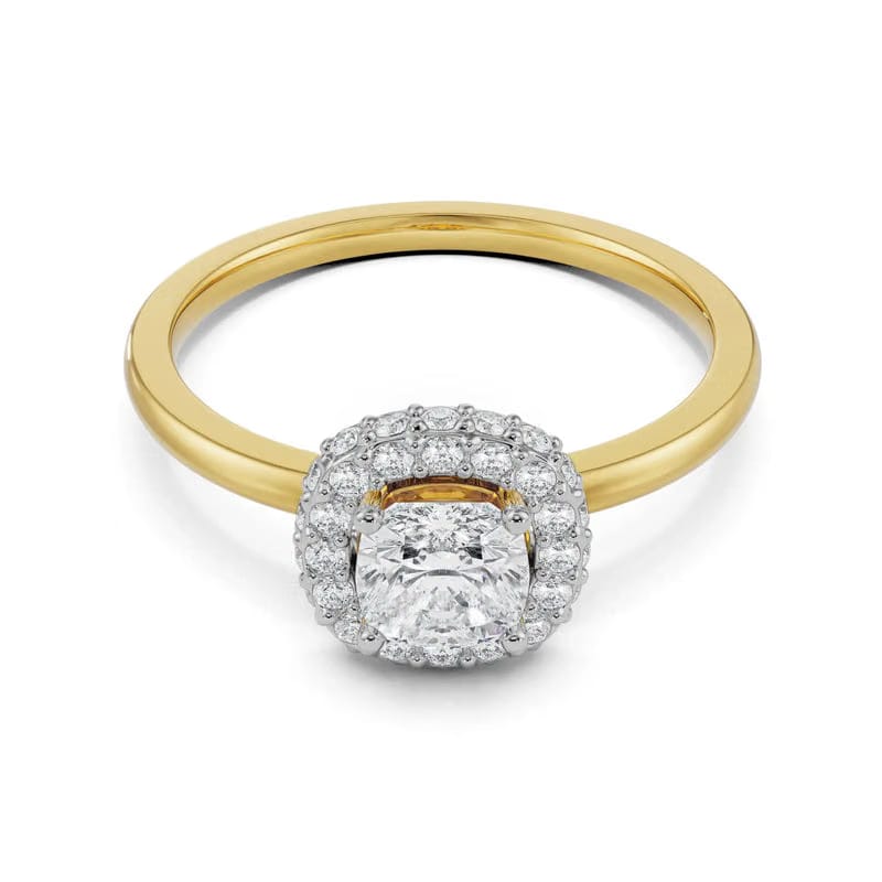 Lisa Halo Lab Grown Diamond Ring