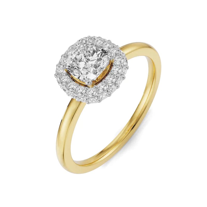 Lisa Halo Lab Grown Diamond Ring