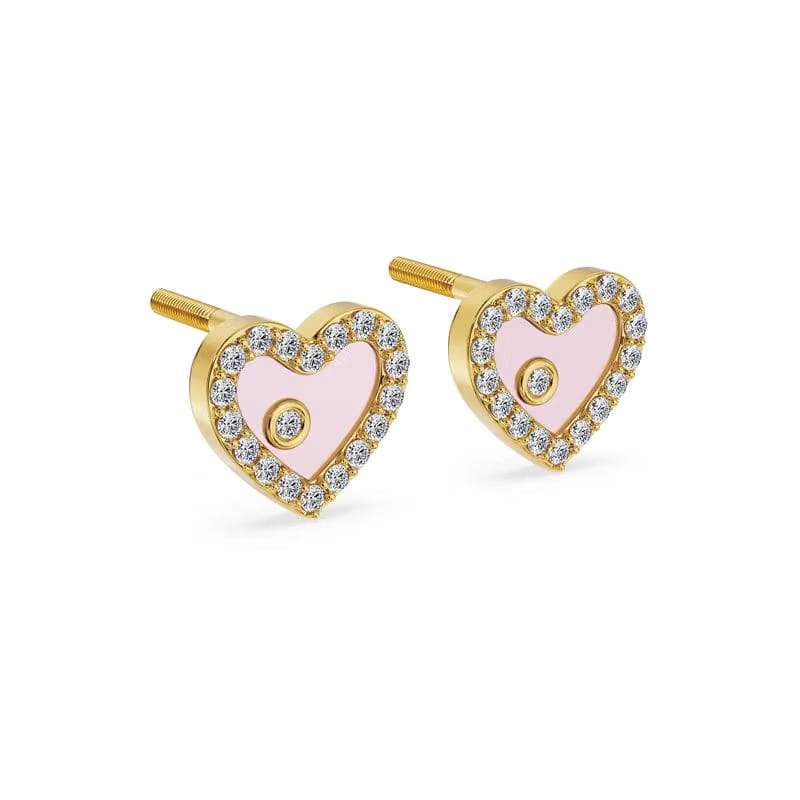 Little Heart Lab Grown Diamond Studs