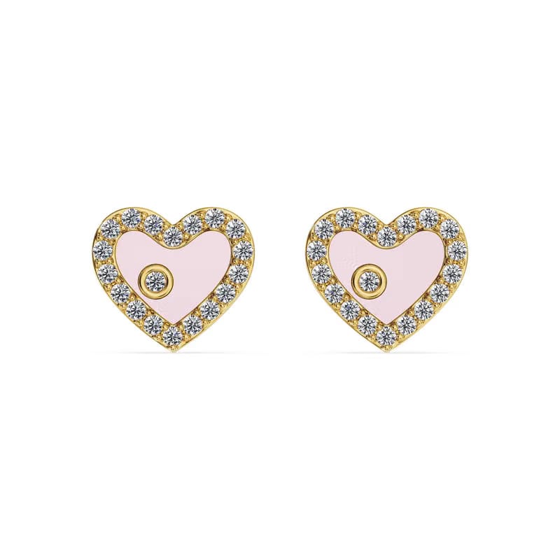 Little Heart Lab Grown Diamond Studs 9KT