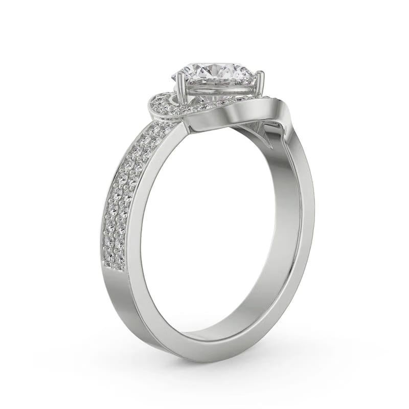 Lorez Pave Lab Grown Diamond Ring 9KT