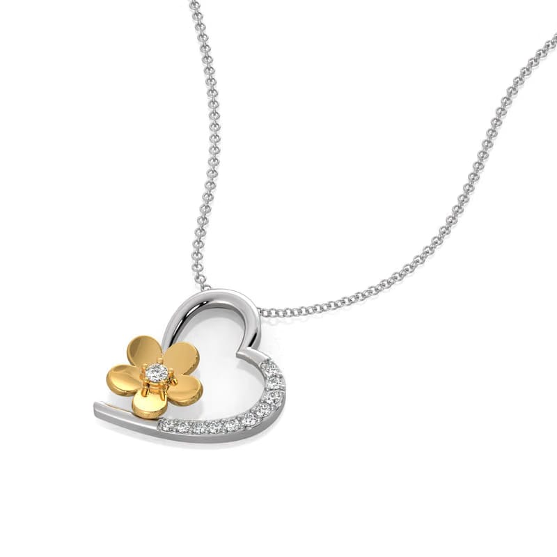 Love Blossom Lab Grown Diamond Pendant