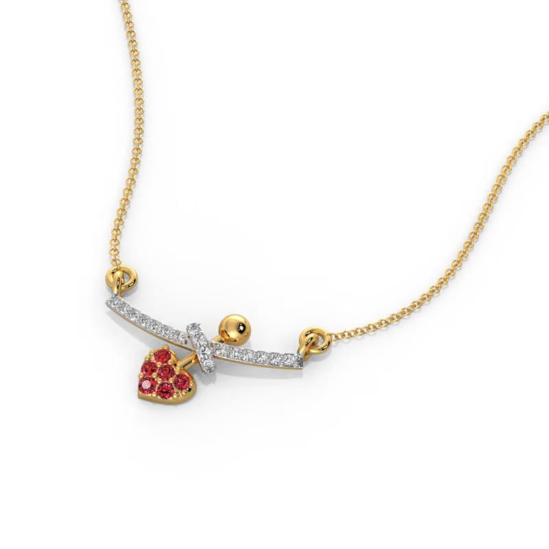 Love Struck Lab Grown Diamond Heart Necklace