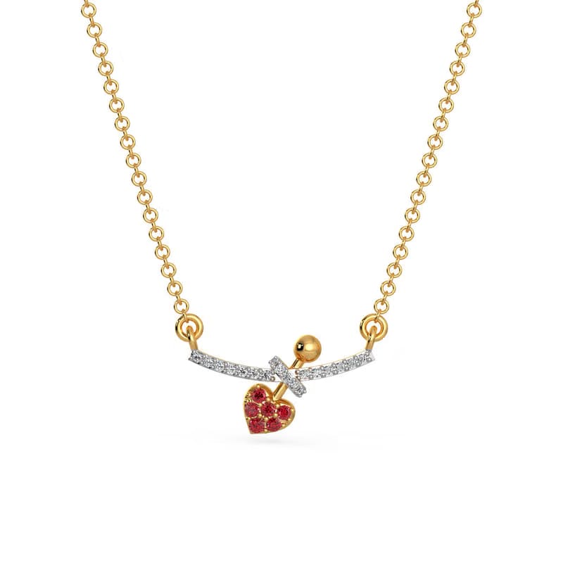 Love Struck Lab Grown Diamond Heart Necklace