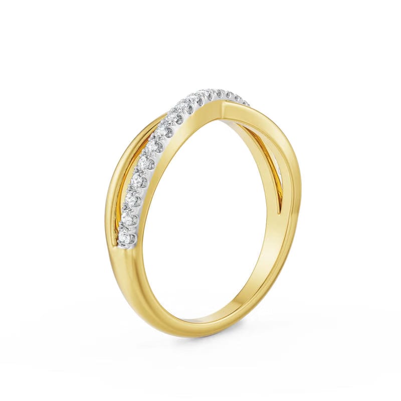 Lovey Dovey Infinity Lab Grown Diamond Band