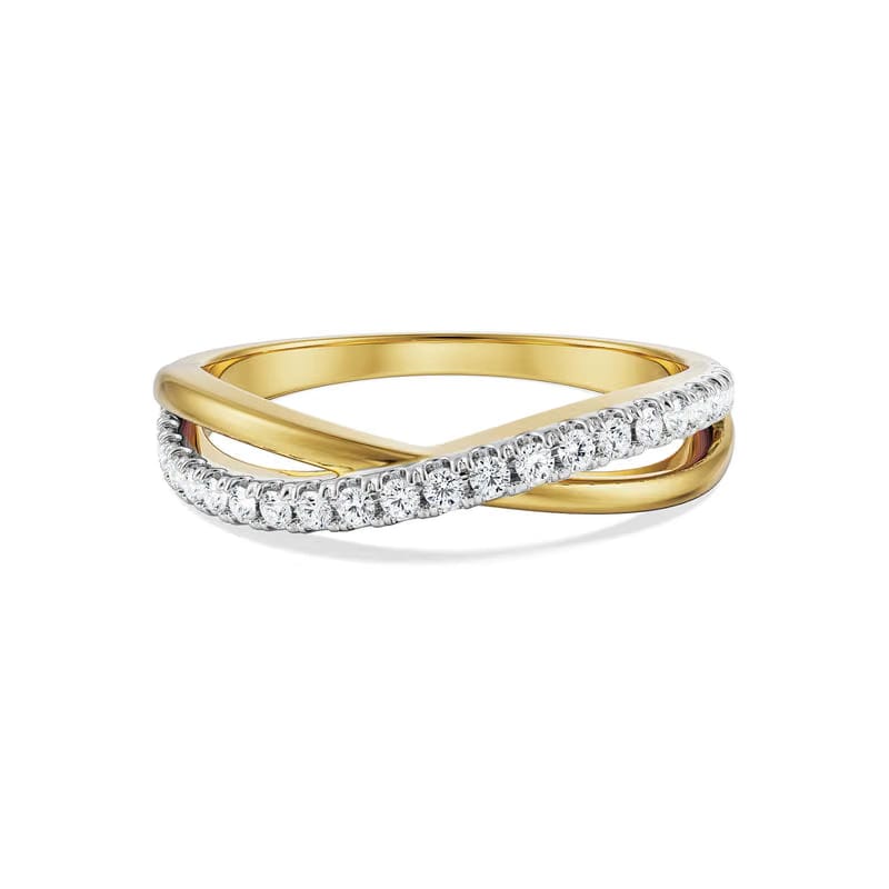 Lovey Dovey Infinity Lab Grown Diamond Band 9KT