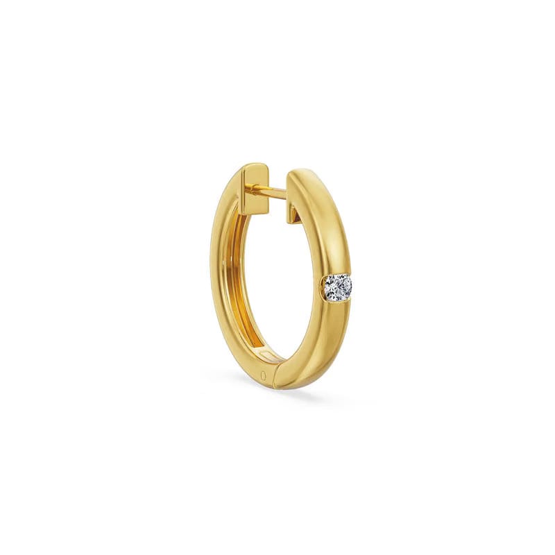 Lucid Inset Lab Grown Diamond Earrings