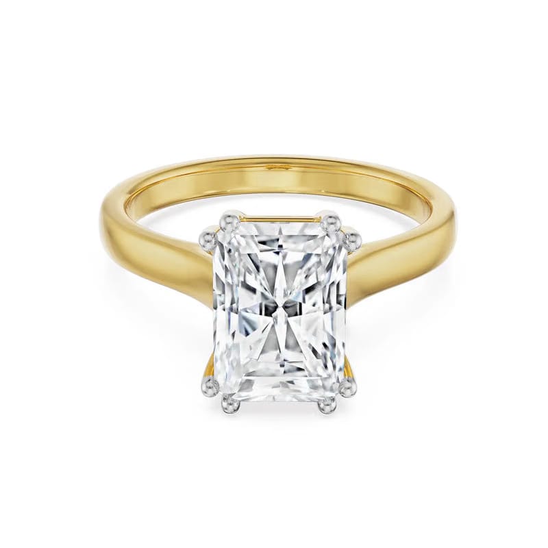 Lume Emerald Lab Grown Diamond Ring