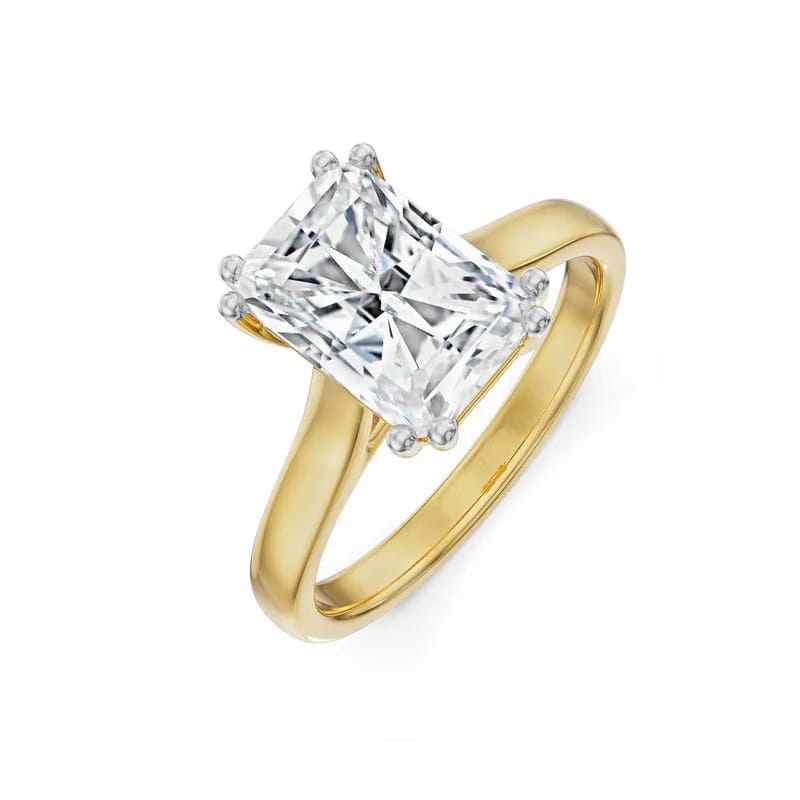 Lume Emerald Lab Grown Diamond Ring