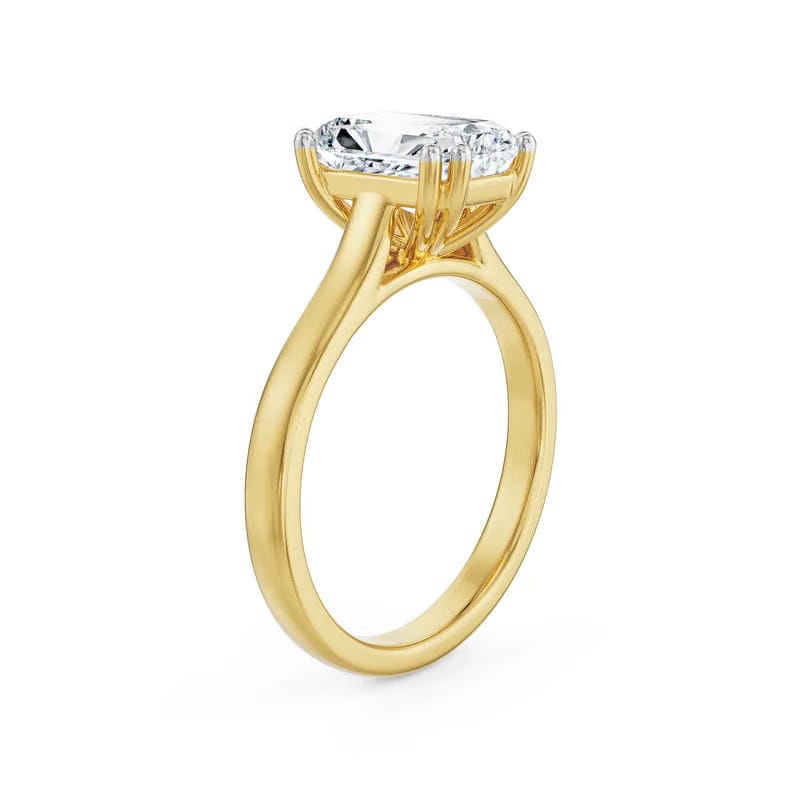 Lume Emerald Lab Grown Diamond Ring