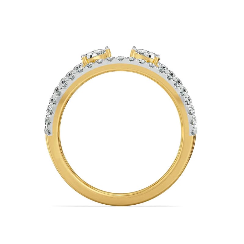 Luna Pear Lab Grown Diamond Ring
