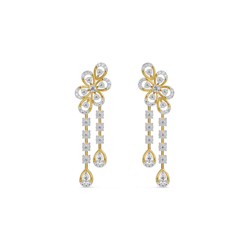 Lush Bloom Lab Grown Diamond Earrings