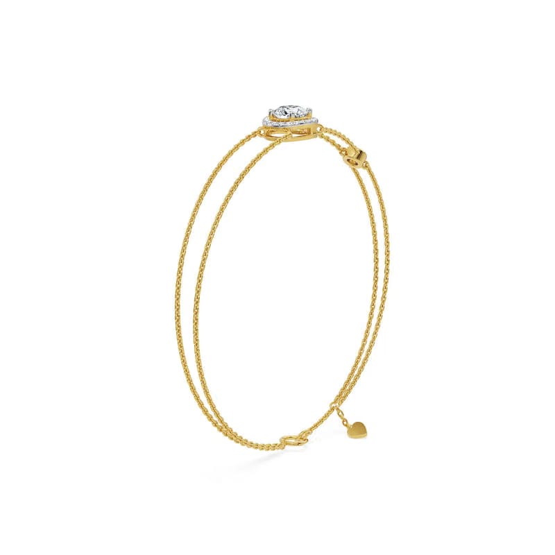 Mahira Lab Grown solitaire Bracelet