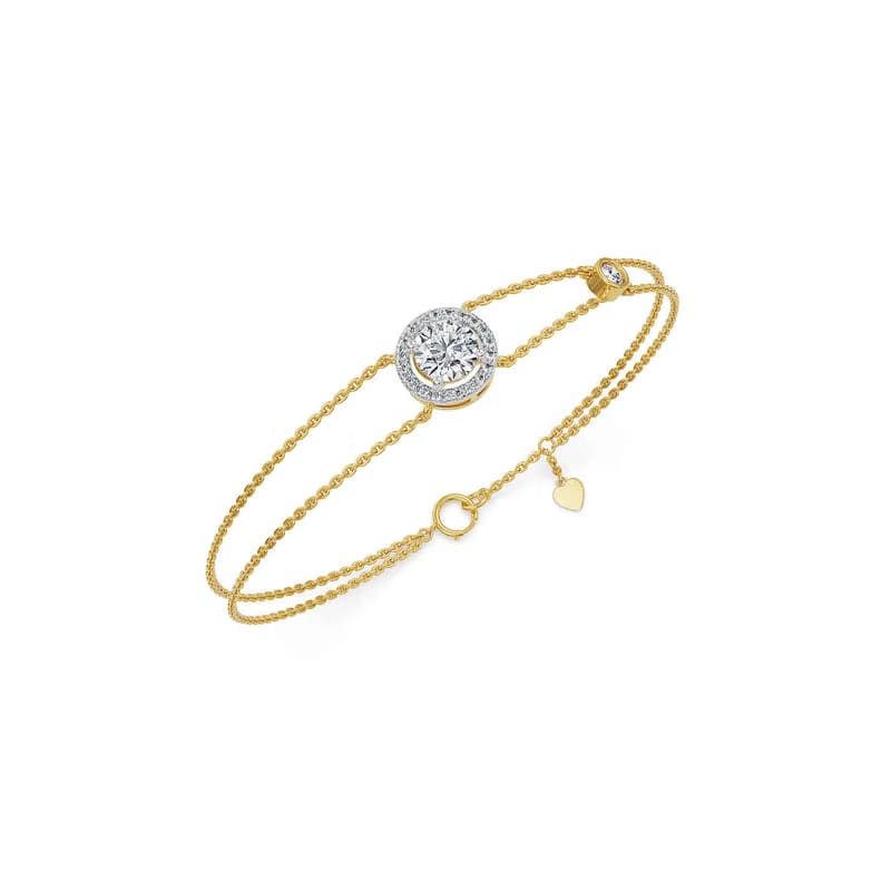 Mahira Lab Grown solitaire Bracelet