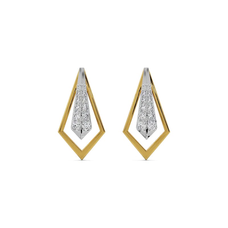 Majestic Lab Grown Diamond Drop Earrings 9KT