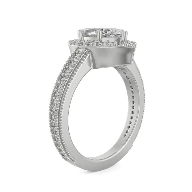Majestic Marquise Lab Diamond Engagement Ring 9KT