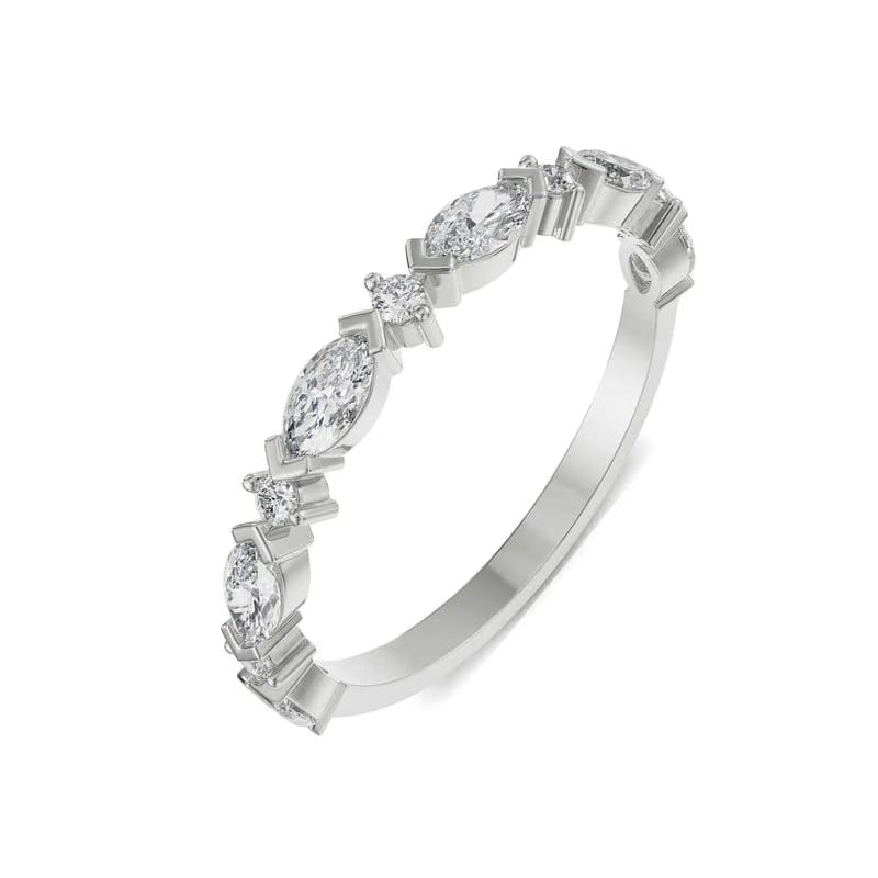 Majestic Marquise Lab Grown Diamond Band