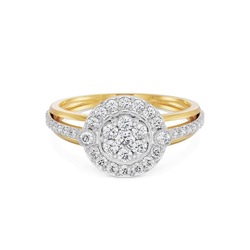 Majestic Round Lab Grown Diamond Ring 9KT
