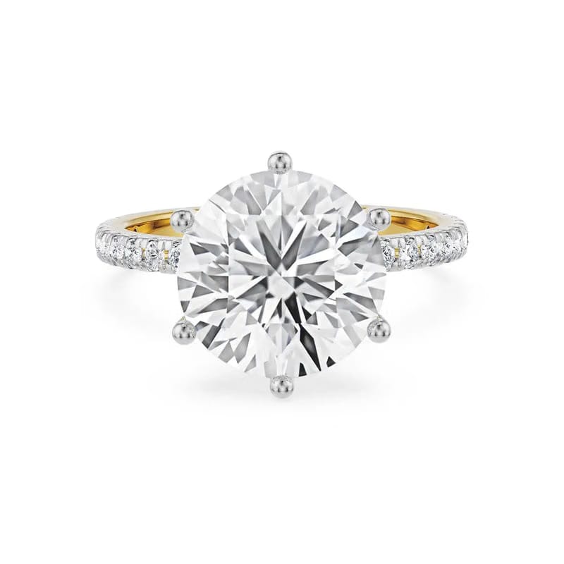Majestic Round Lab Grown Diamond Solitaire Bridal Ring