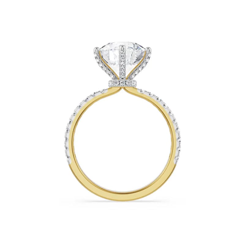 Majestic Round Lab Grown Diamond Solitaire Bridal Ring