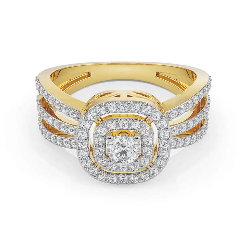Margot Halo Lab Grown Diamond Ring