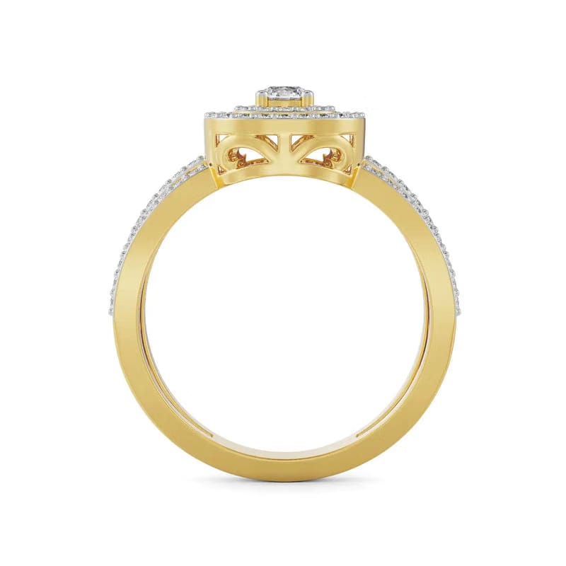 Margot Halo Lab Grown Diamond Ring