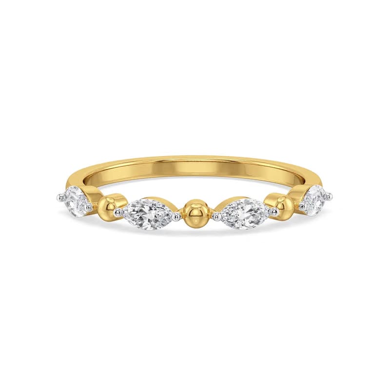 Marquise Airy Lab Grown Diamond Band