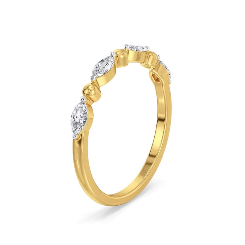 Marquise Airy Lab Grown Diamond Band