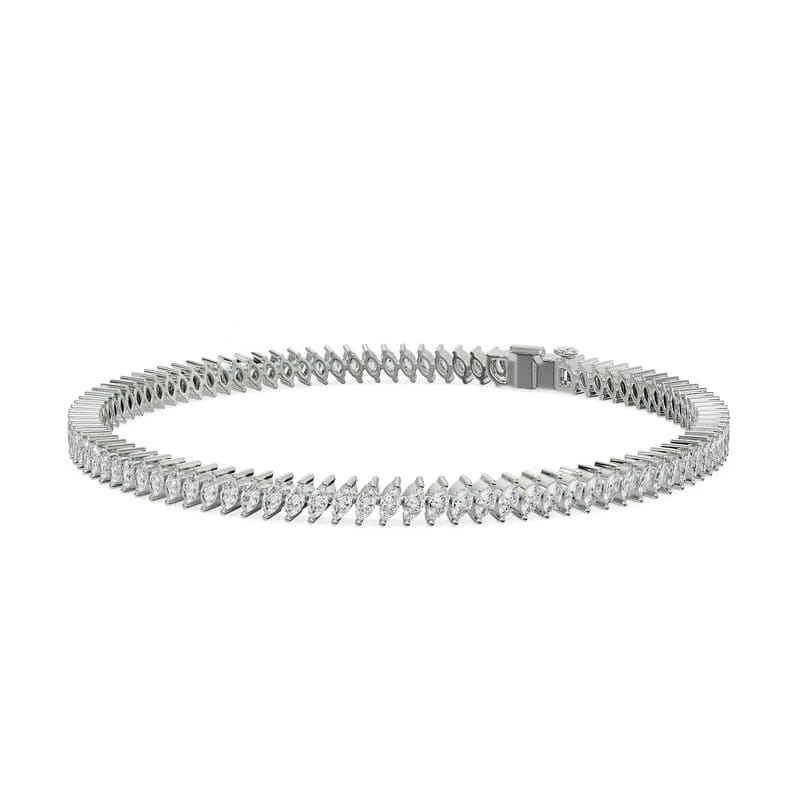 Marquise Cocktail Lab Grown Diamond Bracelet