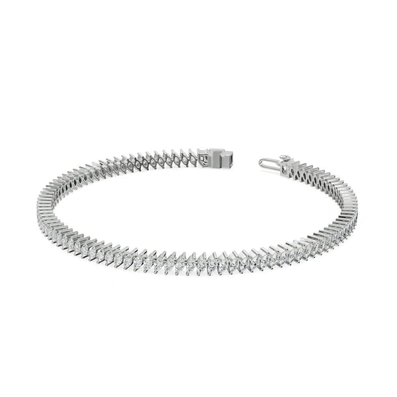 Marquise Cocktail Lab Grown Diamond Bracelet