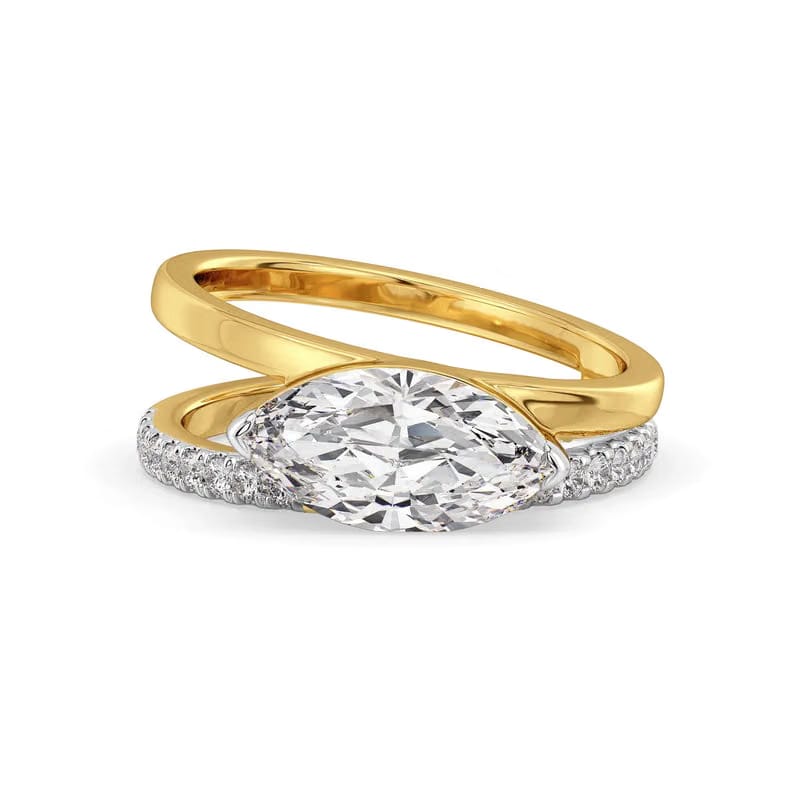 Marquise Elara Lab Grown Diamond Ring 9KT