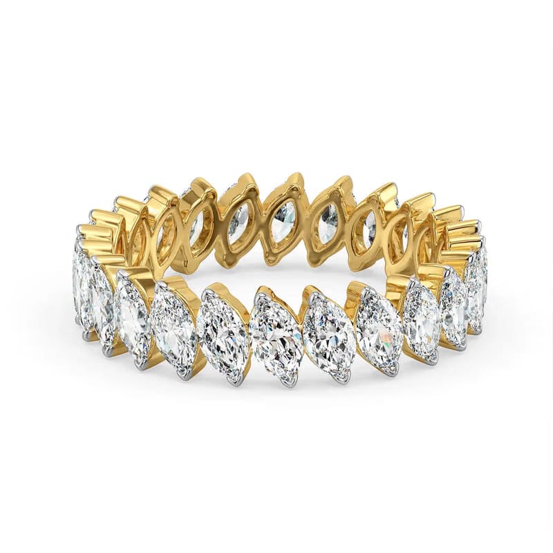 Marquise Eternity Lab Diamond Ring
