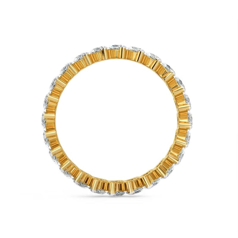 Marquise Eternity Lab Diamond Ring