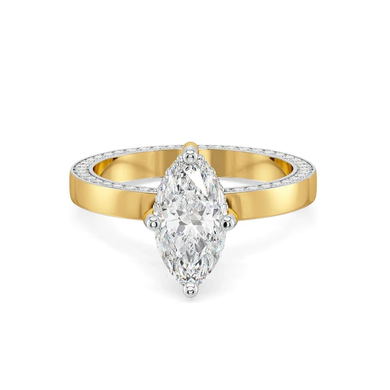 Marquise Mirage Lab Grown Diamond Ring