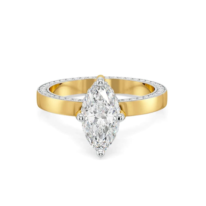 Marquise Mirage Lab Grown Diamond Ring 9KT