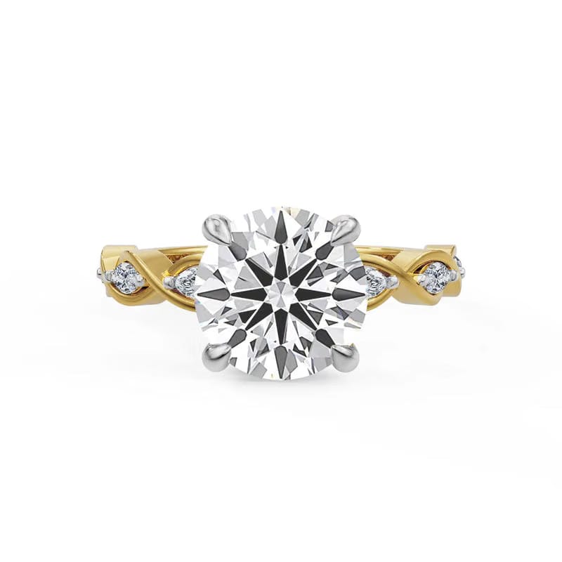 Marquise Vine Hearts & Arrows Lab Grown Diamond Ring