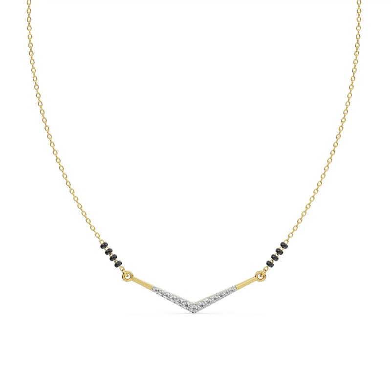 Meera Lab Grown Diamond Mangalsutra