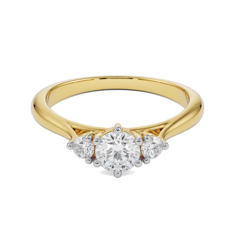 Melissa Tri Lab Diamond Engagement Ring 9KT