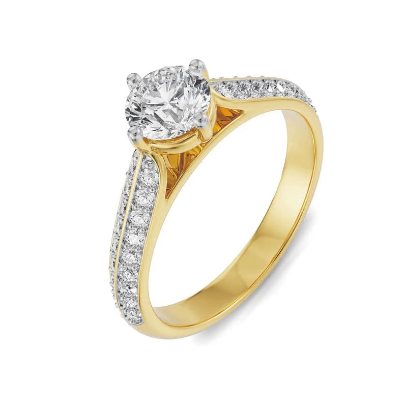 Milani Timeless Lab Diamond Solitaire Ring