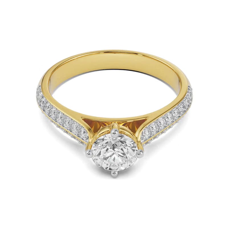 Milani Timeless Lab Diamond Solitaire Ring 9KT