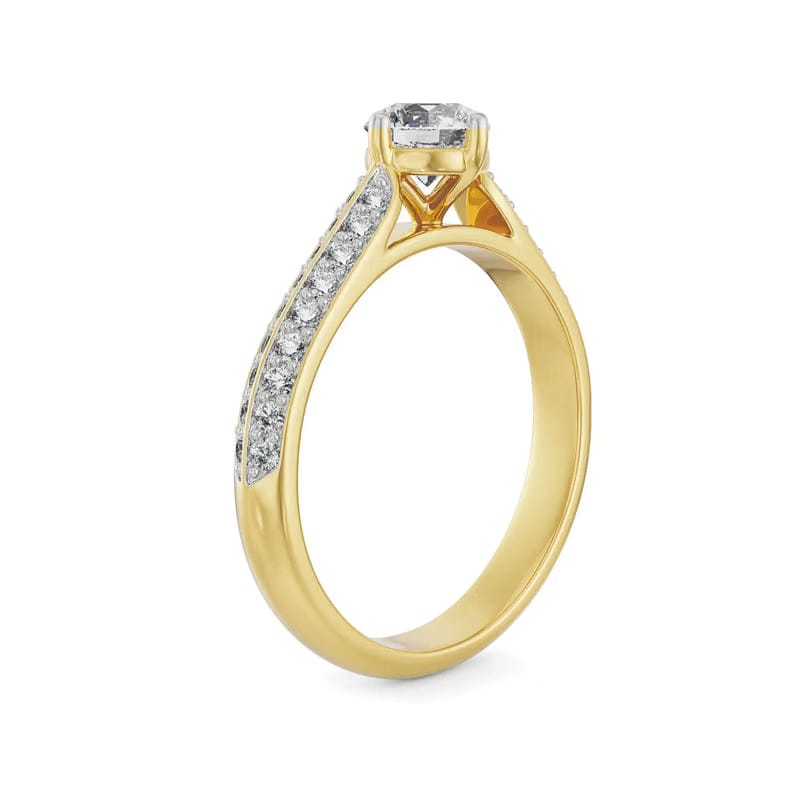 Milani Timeless Lab Diamond Solitaire Ring 9KT