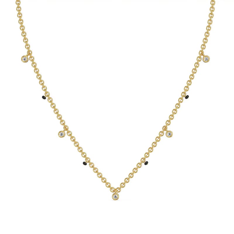 Minimal Bliss Lab Grown Diamond Mangalsutra