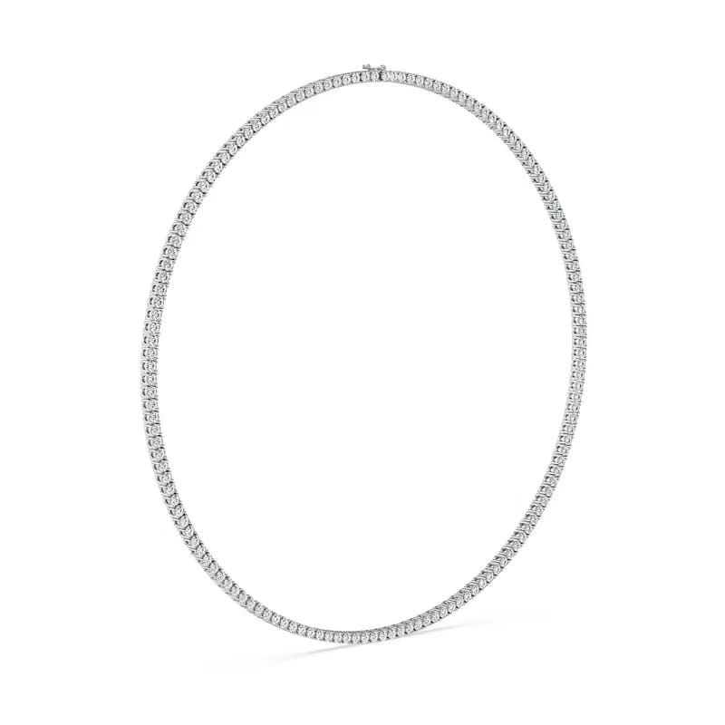 Minimal Elegance Lab Grown Diamond Tennis Necklace