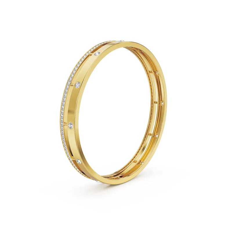 Minimalist Diva Lab Grown Diamond Bangle