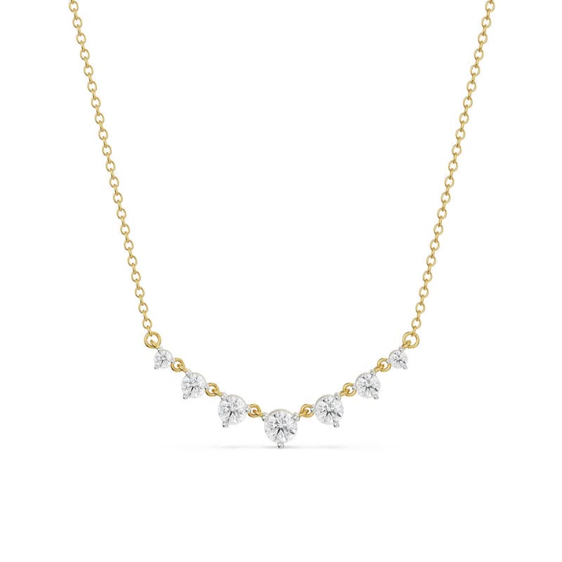 Minimalist Tennis Lab Grown Diamond Necklace