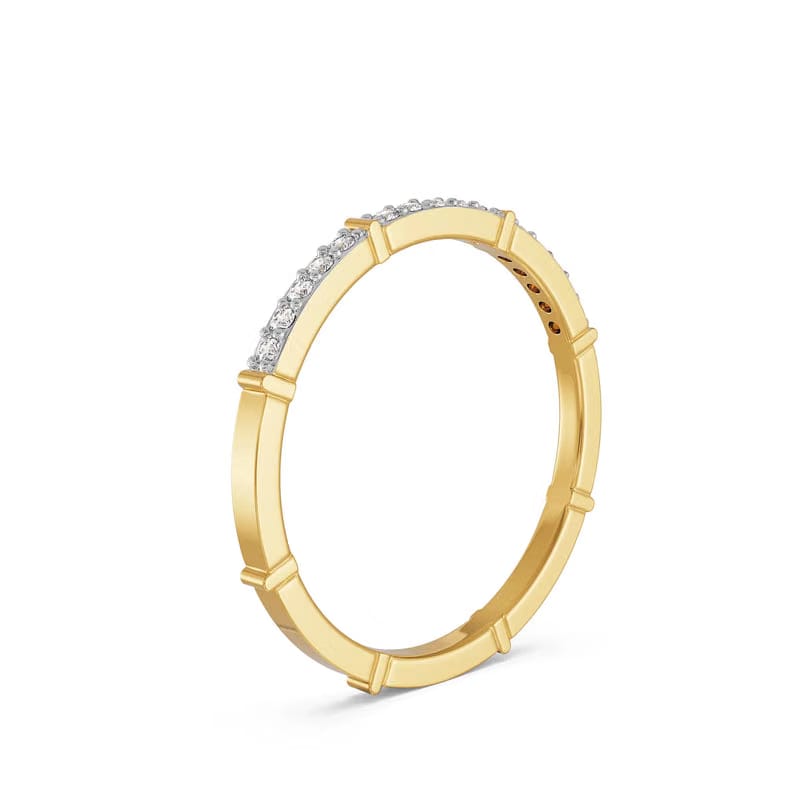 Modern Chic Lab Grown Diamond Band