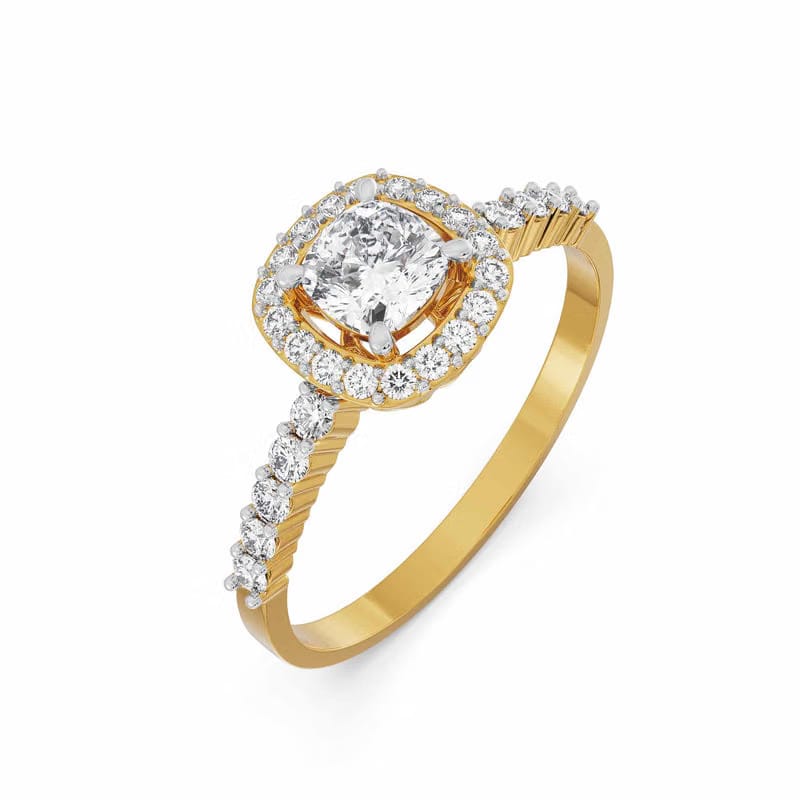 Modern Grace Lab Grown Diamond Ring