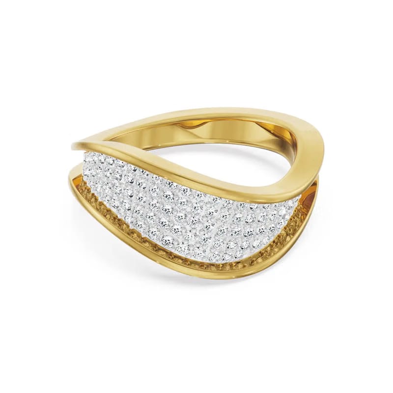 Modern Twist Diamond Band