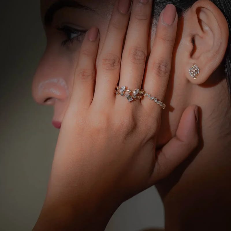 Multi Lab Grown Diamond Cocktail Ring