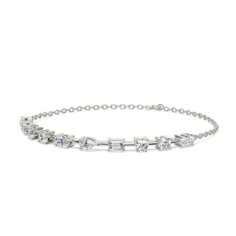 Multi Lab Grown Diamond Tennis Bracelet_in-stock